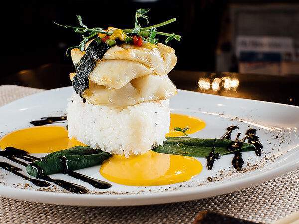 Fiolet - Палтус с морковно-лимонным кремом