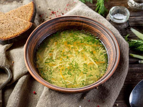 Кафе Барашки - Суп-лапша с мясом куриных крылышек