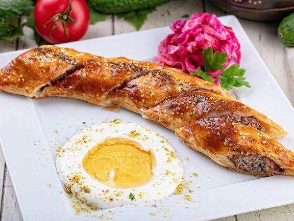 Ткемали - Люля кебаб в лаваше