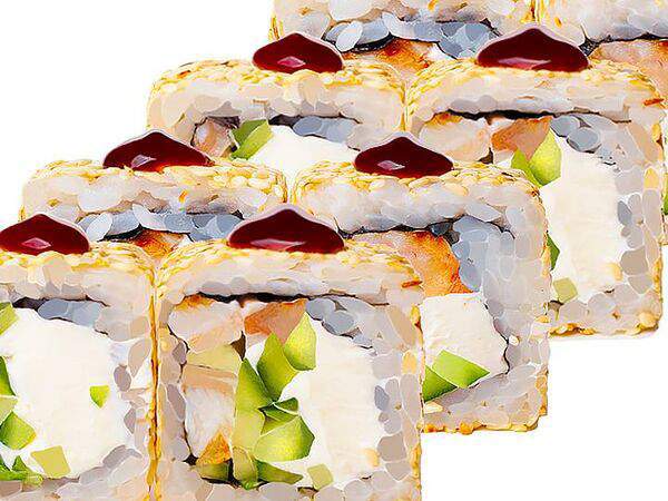 Самые Японские Суши - Ролл нежный угорь