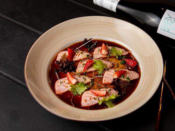 Лосось и кофе - Татаки из лосося