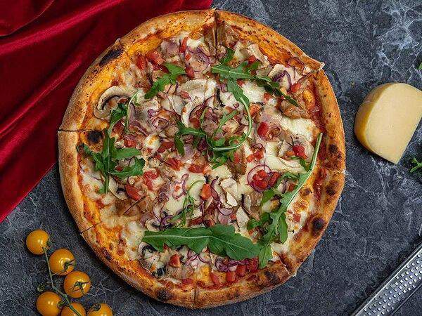 Пастапицца - С курицей и беконом