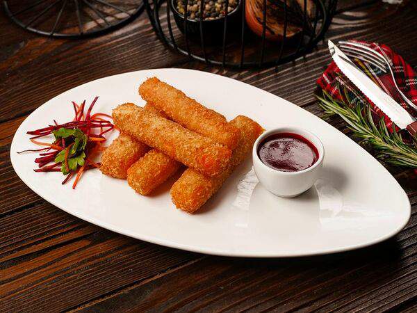 New Slam Food & Music - Оранжевый чеддер в пряных сухарях