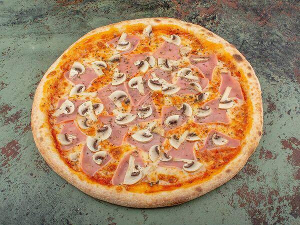 Гастроном - Пицца с шампиньонами, сыром и ветчиной