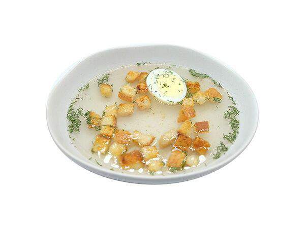 Пицца Феникс - Куриный бульон с яйцом