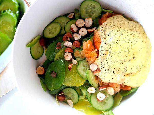 GM cafe - Салат лосось слабой соли