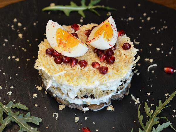 Крафт-кафе Вжарим - Салат Ореховый с языком