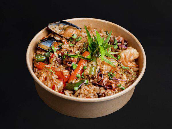 Fish & rice - Рис с морепродуктами