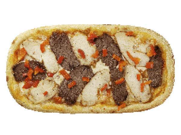 Дома Пицца - Аль-Капоне пиццетта с говядиной и курицей