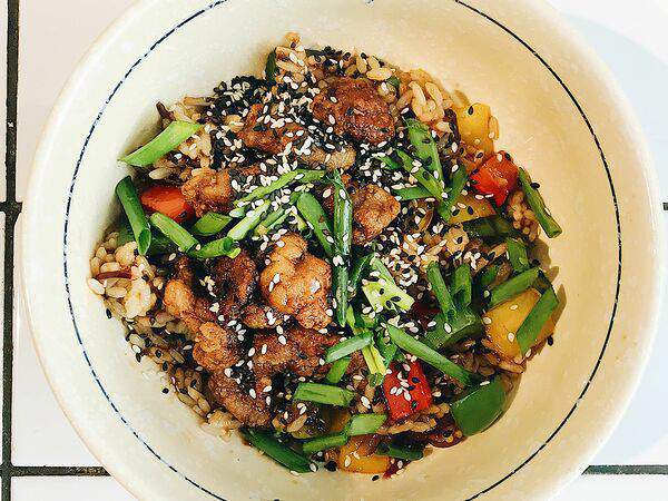 Pho tigers - Говядина в кисло-сладком соусе