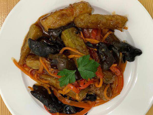 Харбин - Баклажаны с овощами