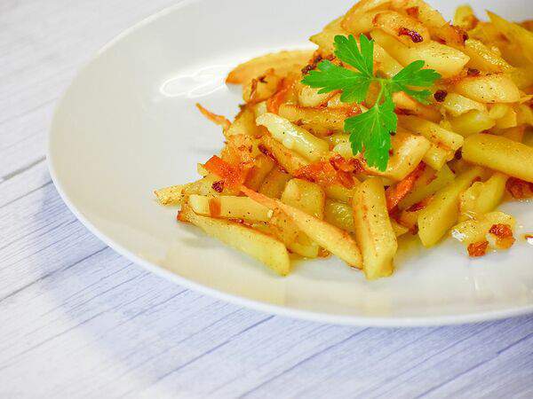 Лайвер - Жареный картофель