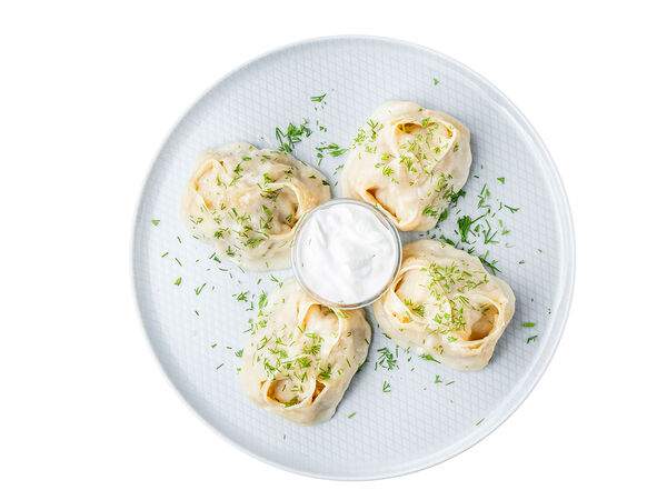 Мандарин - Манты Татарские с курицей и картофелем