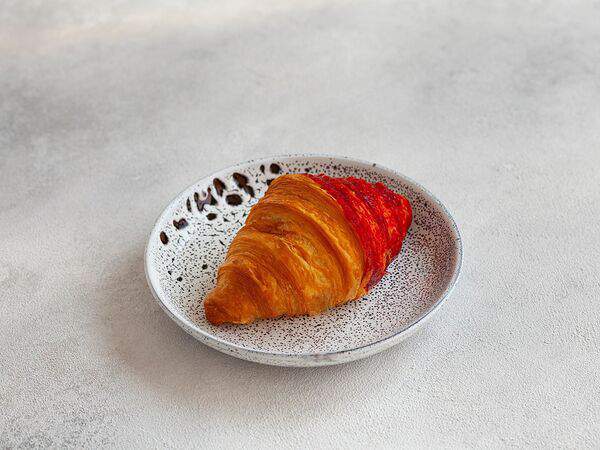 Корж - Круассан малиновый