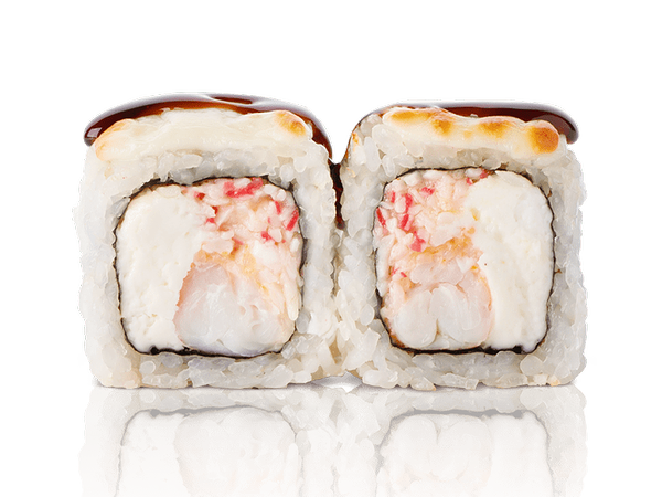 Пить кофе Кино - Ролл с креветкой и сыром Моцарелла