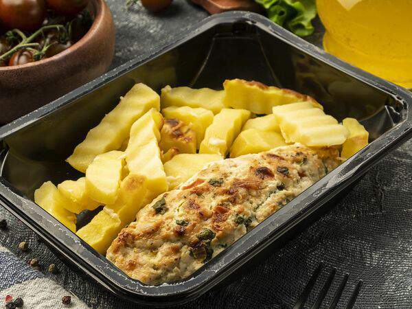 Твоя Еда - Люля кебаб из курицы, печёный картофель