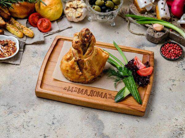 #МамаДома - Мешочек из слоеного теста с курицей