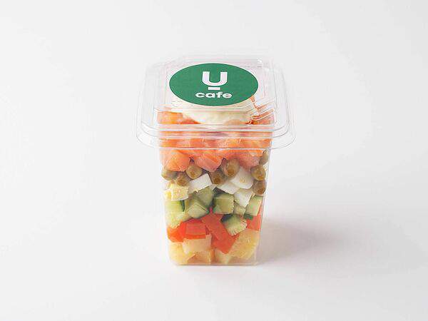 Ulandy Cafe - Салат Оливье с лососем