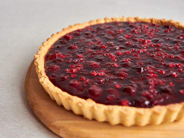 Pirogi Chita - Пирог песочный с вишней и брусникой