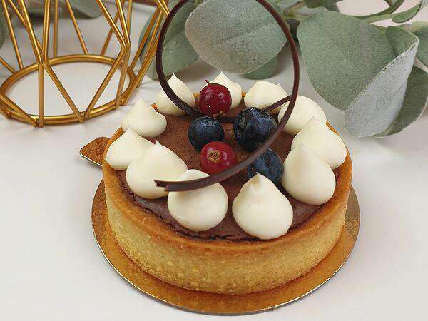 Тили тесто - Шоколадный чизкейк с солёной карамелью