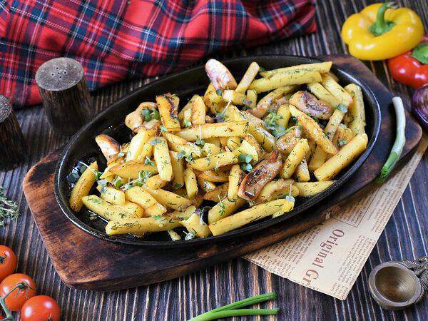 Cernovar - Жареный картофель с белыми грибами