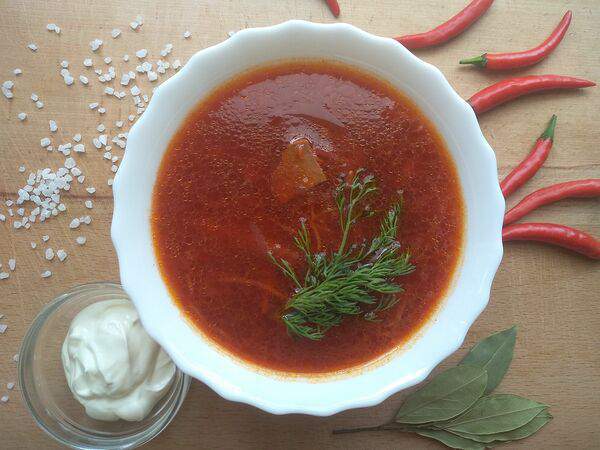 Столовая на Екатерининской - Борщ с говядиной