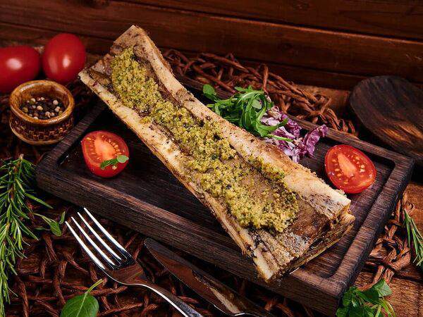 Пикник - Костный мозг с оливковым релишем