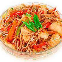 Самые Японские Суши - Вок лапша гречневая с курицей