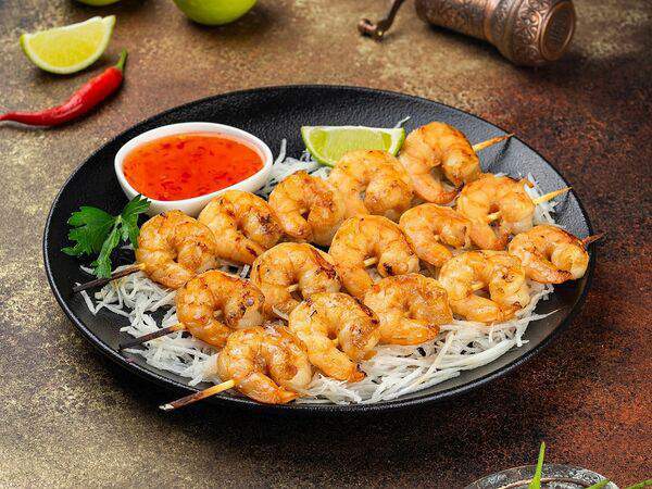 Лаунж кафе Бакшиш - Креветки гриль