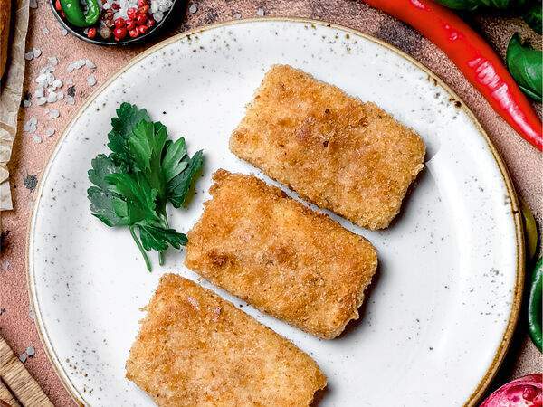 Бакладжан - Жареный сыр сулугуни