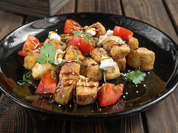 Крафт-кафе Вжарим - Салат Хрустящий баклажан