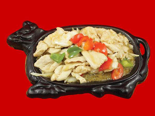 Индокитай - Куриное филе в устричном соусе на сковороде