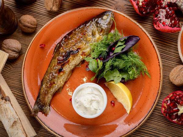 Пури-пури - Форель на мангале