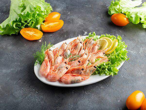 Шашлычок - Креветки отварные
