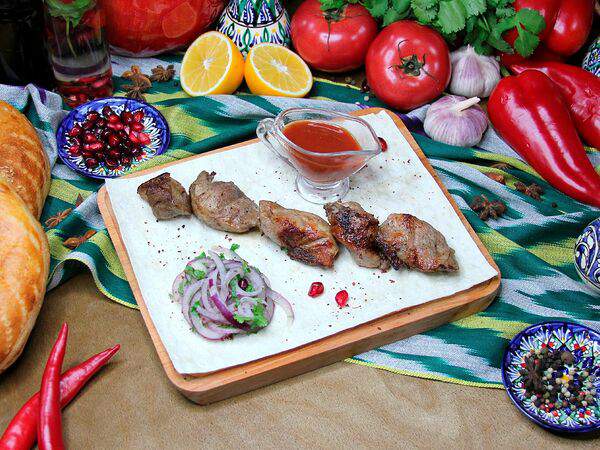 Чайхана Ташкент - Шашлык из баранины