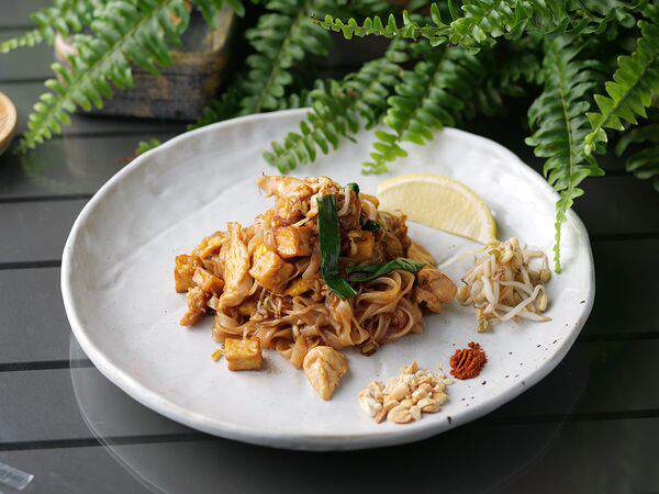 Dong po - Рисовая лапша пад тай с креветками