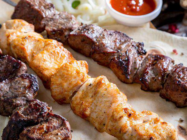 Кафе Барашки - Шашлык из бараньей мякоти по-карски