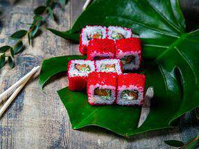 Pomidoroff - Ролл Калифорния с лососем