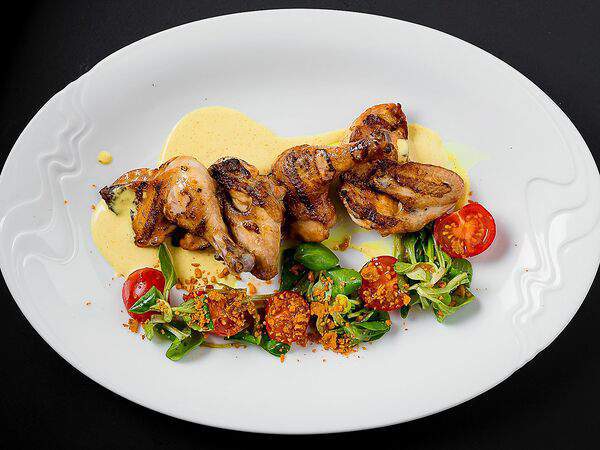 Золотая шпора - Цыпленок карри на углях