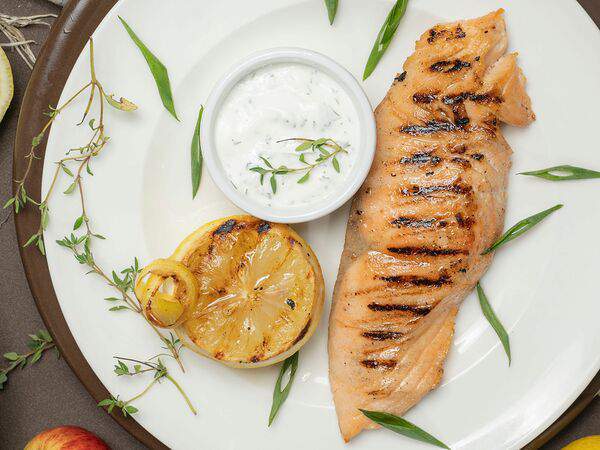 Хуторок - Лосось на гриле