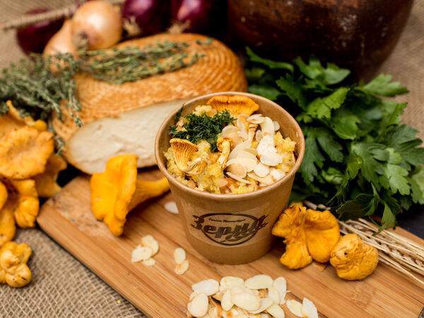 Зерно - Каша кукурузная с лисичками