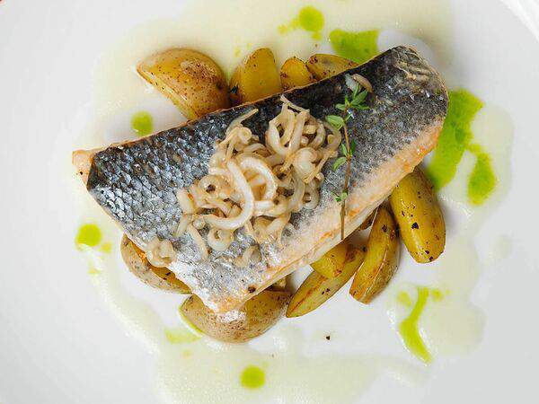 Мускат - Запеченное Филе Сибаса с беби картофелем