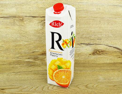 Палки-Скалки - Сок Апельсин-Манго Rich 1л