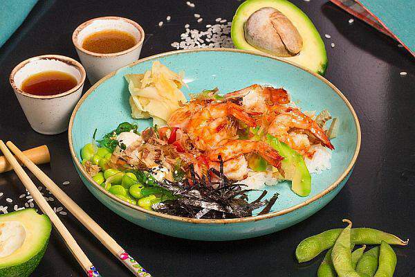 Луиджи - Поке с креветками