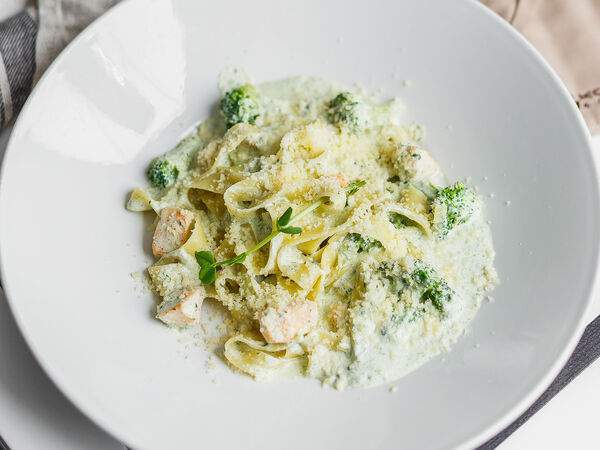 Конфитюр - Тальятелли с семгой