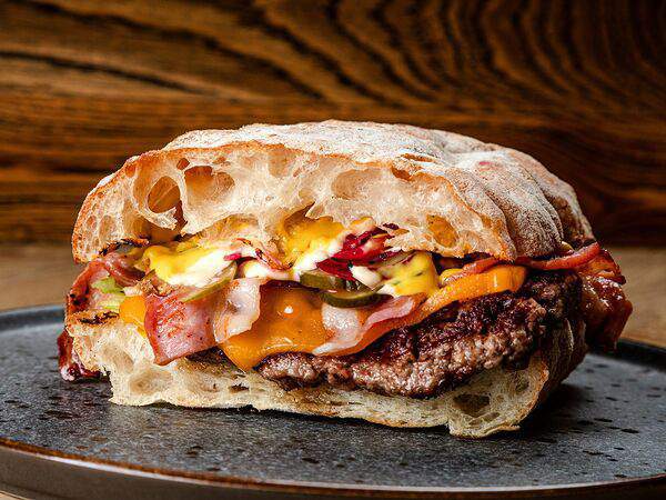 Реберная Промясо - Сэндвич бургер