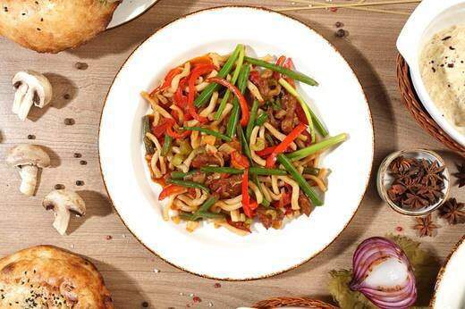 Инжир - Ковурма лагман с говядиной