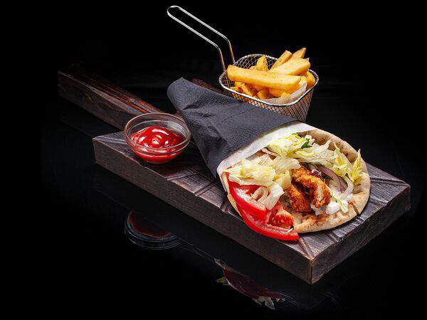 Греко гриль бар - Котопуло-Пане в пите