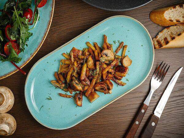 Вершина - Жареный картофель с грибами