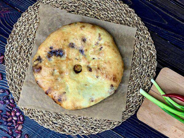 Дай три - Пирог с фасолью и томатом